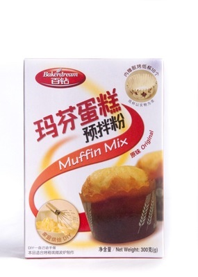 【百钻马芬300g原味蛋糕预拌粉】价格,厂家,图片,面粉,广州市渝龙工贸-